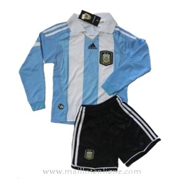 Maillot Argentine Manche Longue Enfant Domicile 2011-2013